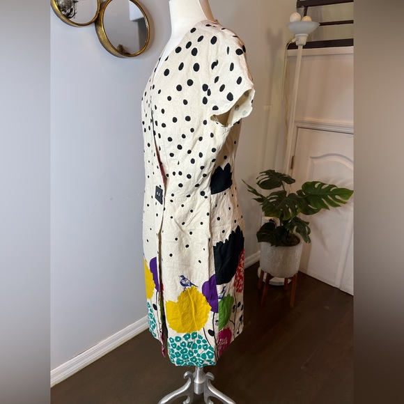 Cotton custom made dress sz M - Picture 1 of 13
